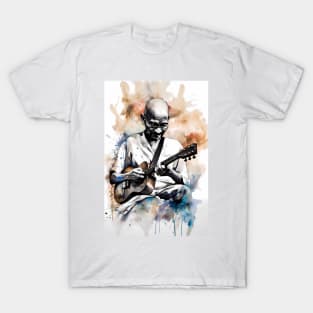 Gandhi Shredding Ukulele T-Shirt